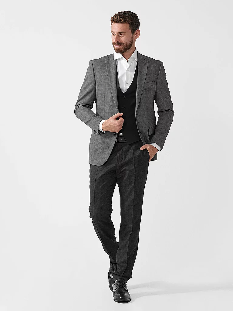 ROY ROBSON Sakko Regular Fit PINPOINT grau   50 herren 2